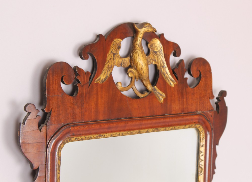 A mahogany `bird` mirror in the rococo taste View III