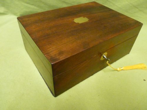 Inlaid Mahogany Table – Jewellery Box. c1870