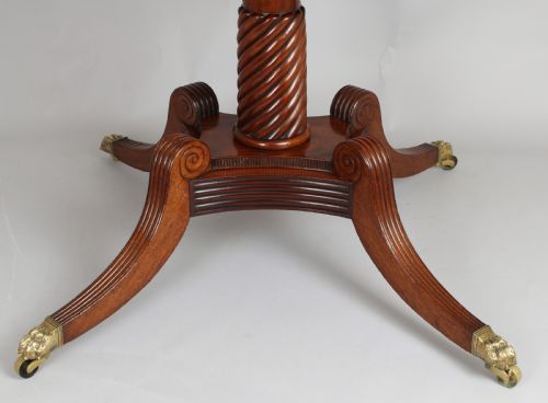 HIGH QUALITY GEORGE IV PERIOD MAHOGANY BREAKFAST TABLE - ADDITIONAL PHOTO 1