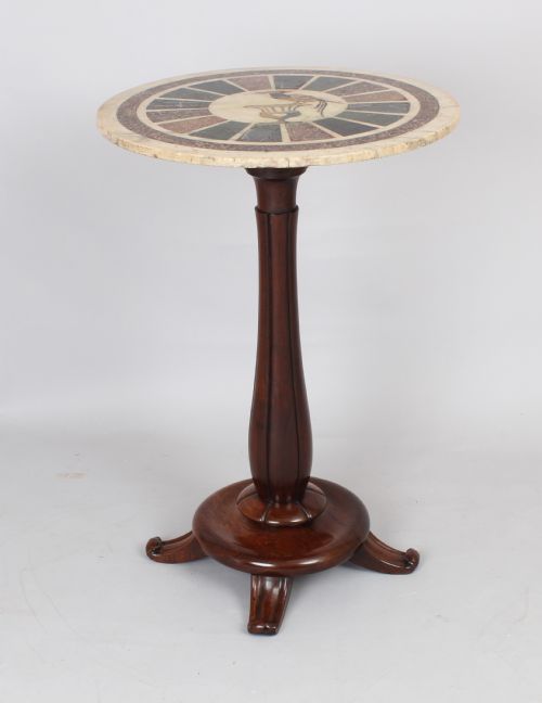 An Early 19th Century Marble-topped Pedestal Table