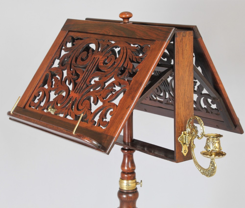A fine quality rosewood duet stand View II