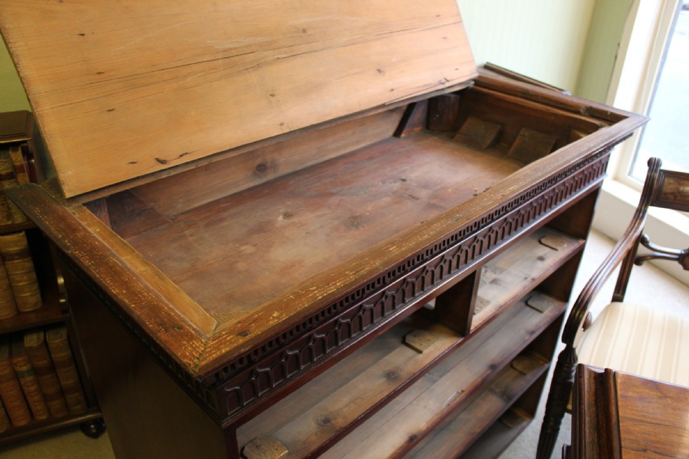 George III period mahogany tallboy / chest on chest View IV