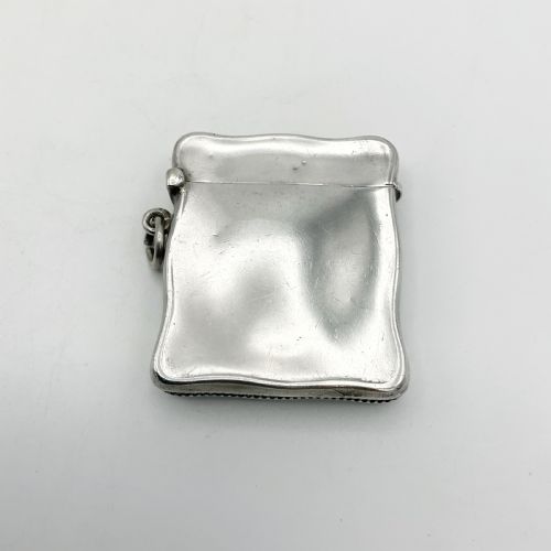 Antique 1908 Sterling Silver Vesta Case