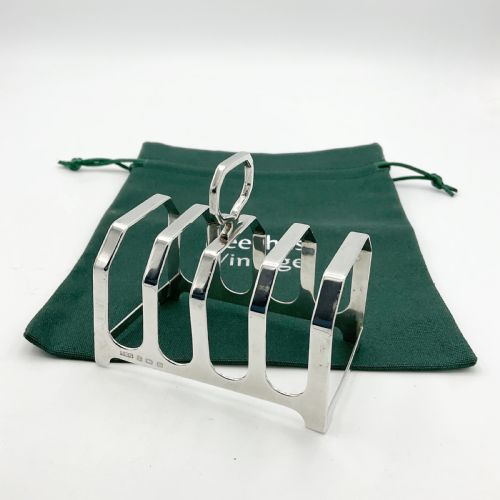 Antique 1913 Sterling Silver Toast Rack
