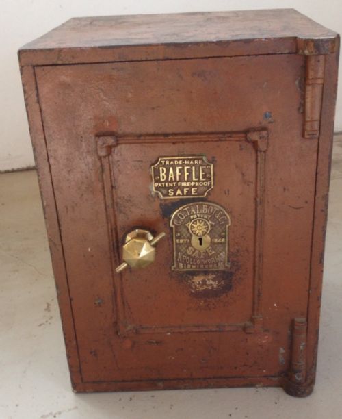 Antique Edwardian Safe by G.o.talbot and Co Birmingham. Complete with Key