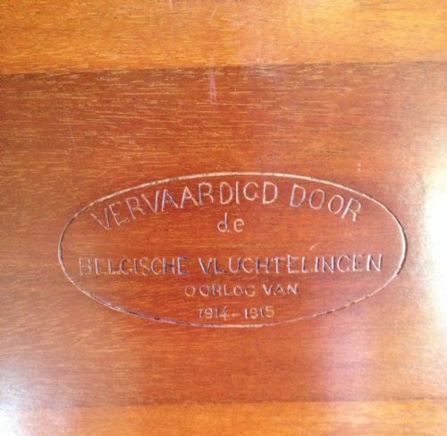 fig 1. Antique prisoner of War inlaid box 1915