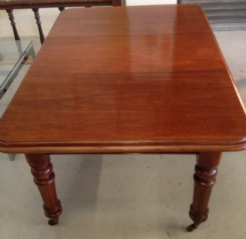 Victorian Mahogany Wind Out Table , Single Leaf, Lovely Colour