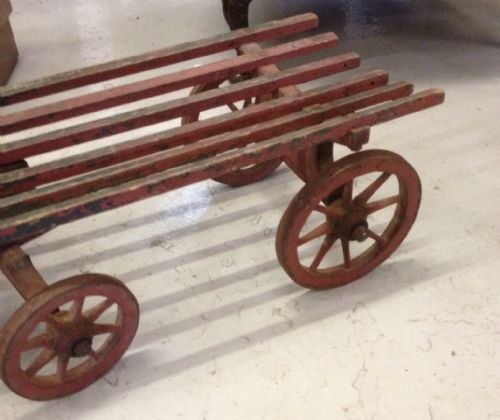 fig 1. Child's handcart in original condition circa 1920