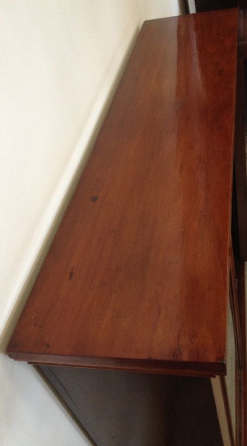 fig 1. Late Victorian glazed mahogany bookcase