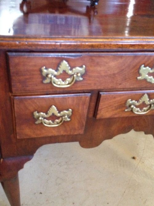 fig 1. Georgian red walnut lowboy circa 1720