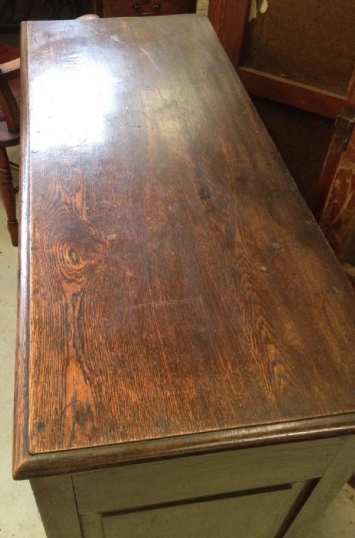 fig 1. Nineteenth century oak side cabinet with fielded panels
