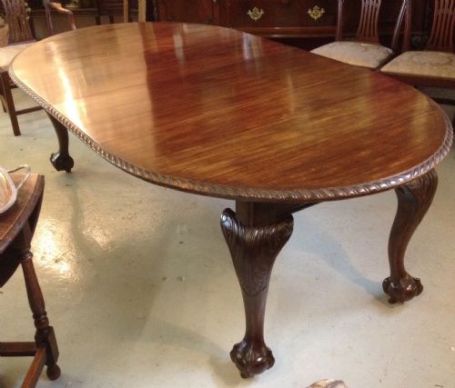 Eight Seater Walnut Wind Out Dining Table with Two Leaves Circa 1890
