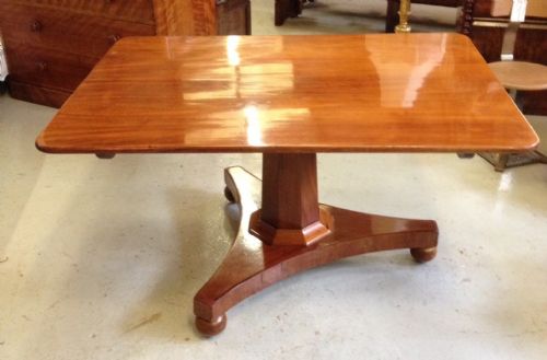 Late Regency Tilt Top Mahogany Breakfast Table . Superb Top
