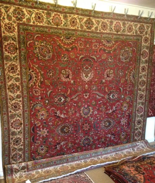 Large Handmade Persian Carpet from Tabriz Circa 1895