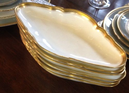 fig 1. Minton bone china late Victorian 91piece dinner service. Excellent condition