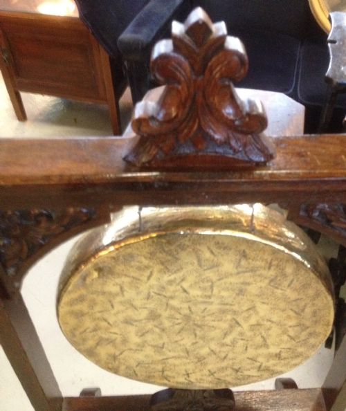 fig 1. Victorian carved oak gong