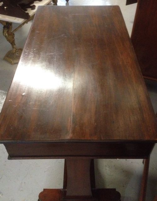 fig 1. Victorian mahogany two drawer side table circa 1870