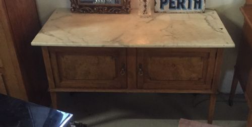 fig 2. Victorian ash and burr walnut bedroom suite