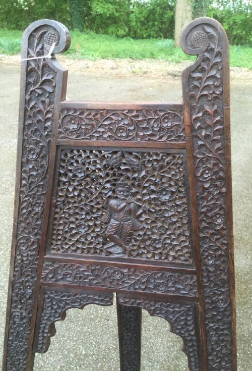 fig 1. Victorian carved  Anglo Indian easel