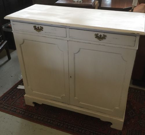 Victorian Painted Country House Cupboard