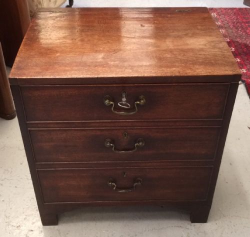 Rare Regency Mahogany Lockable Box