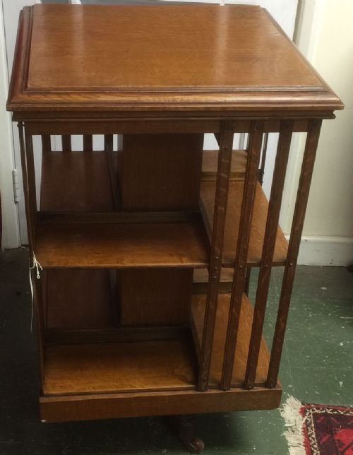 Oak Revolving Bookcase Circa 1910