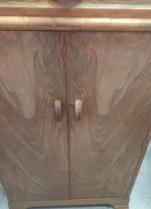 fig 1. Art Deco burr walnut compactum