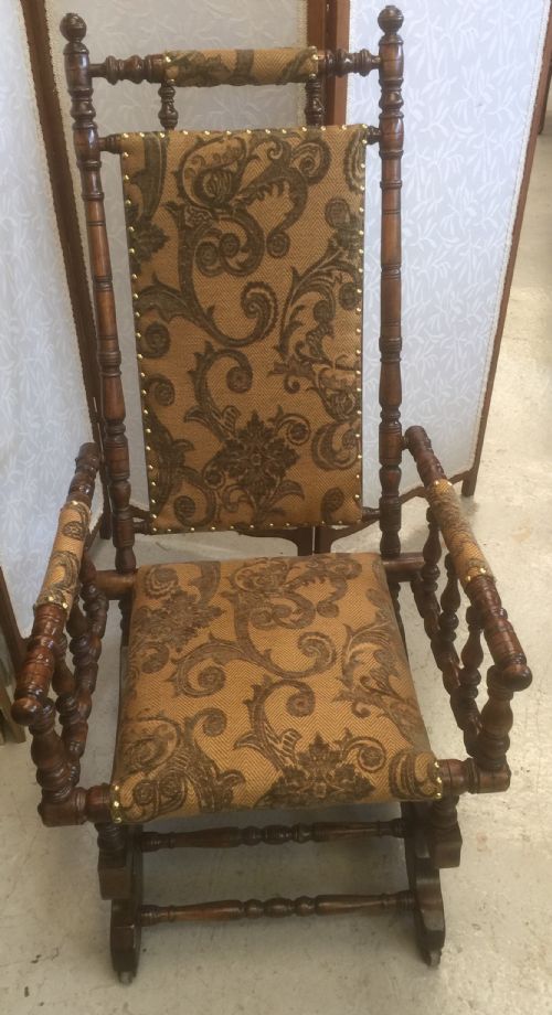 Victorian American Rocking Chair  Circa 1880