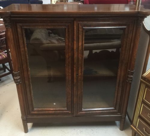 fig 1. William IV Mahogany freestanding bookcase in original condition