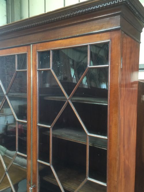 fig 1. Country house mahogany astragal glazed bookcase circa 1890