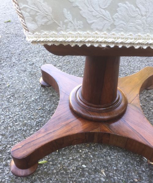REGENCY ROSEWOOD WORK TABLE - ADDITIONAL PHOTO 5