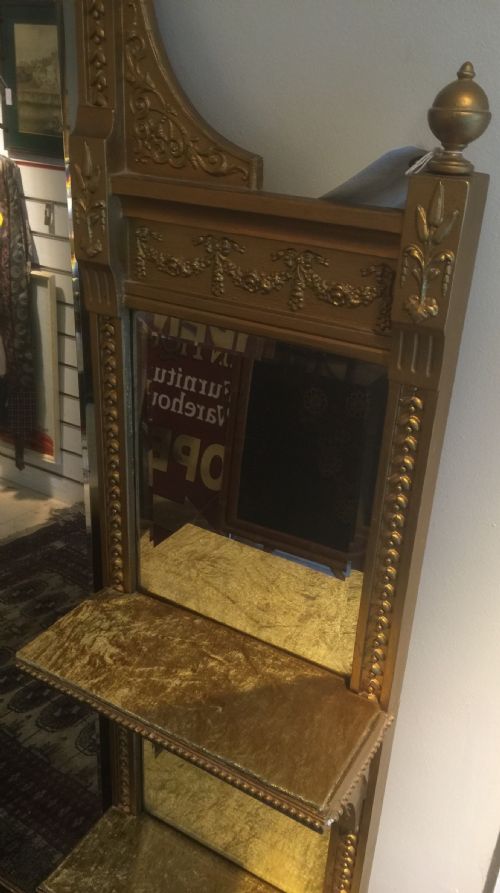 fig 1. Large Victorian gilt overmantle mirror
