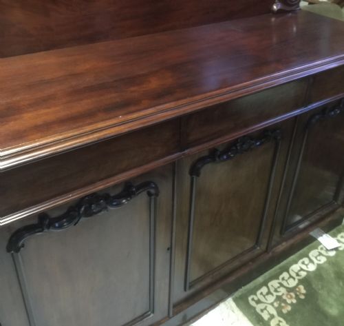 fig 1. Victorian carved mahogany sideboard circa 1850