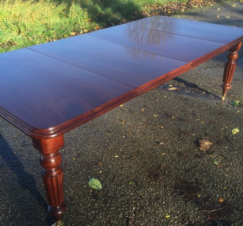 Antique Mahogany 10 Seater Extending Dining Table Fully Restored