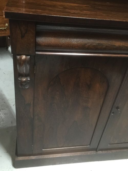 fig 1. Regency Rosewood chiffonier with two tier upstand
