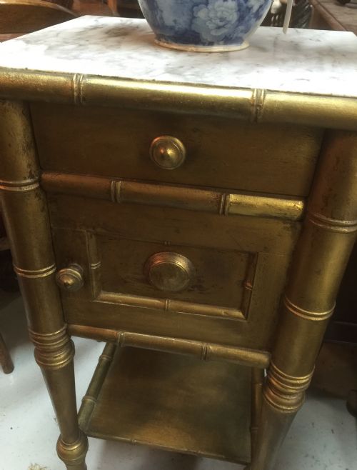 fig 1. Aesthetic movement faux bamboo pot cupboard circa 1870