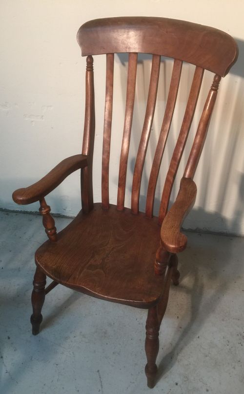 Victorian Elm Windsor Chair Circa 1860