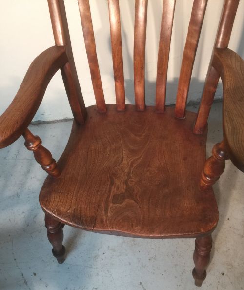 fig 1. Victorian elm windsor chair circa 1860