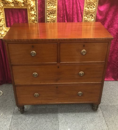 Antique Georgian Mahogany Chest of Drawers Circa 1810