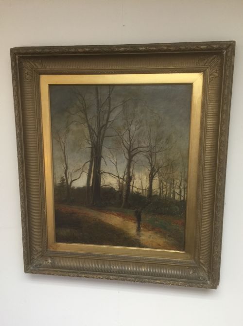 Victorian Oil on Canvass Autumn Walter Batley