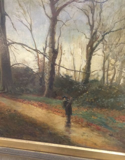 fig 1. Victorian oil on canvass Autumn Walter Batley
