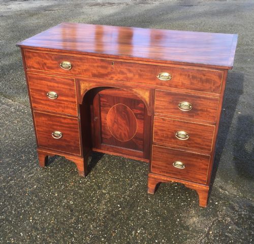 Antique Sheraton Revival Inlaid Mahogany Side Cabinet Circa 1890