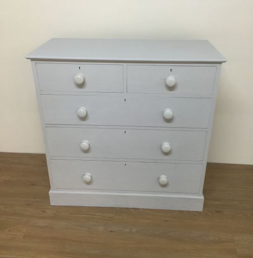 Antique Painted Victorian Chest of Drawers Circa 1890