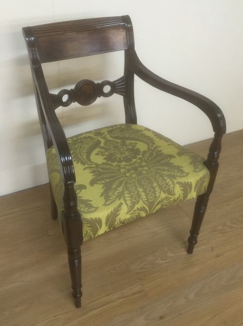 Georgian Mahogany Carver Chair Circa 1790