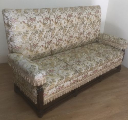 Eighteenth Century Country House Three Seater Sofa Chinoiserie Fabric