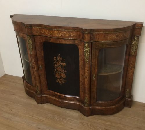 Nineteenth Century Ormolu Mounted Walnut Credenza