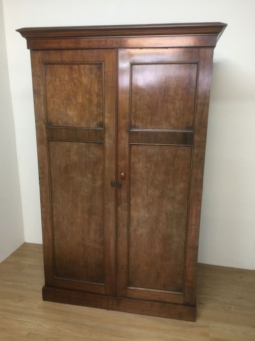 Early Victorian Mahogany Compactum Wardrobe Circa 1850