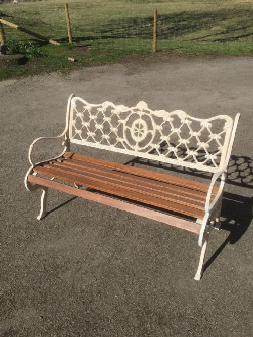 Victorian Cast Iron Bench