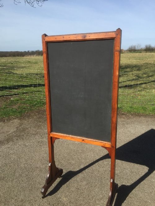 Victorian Church Notice Board with Blackboard Great for Retail or Restaurant