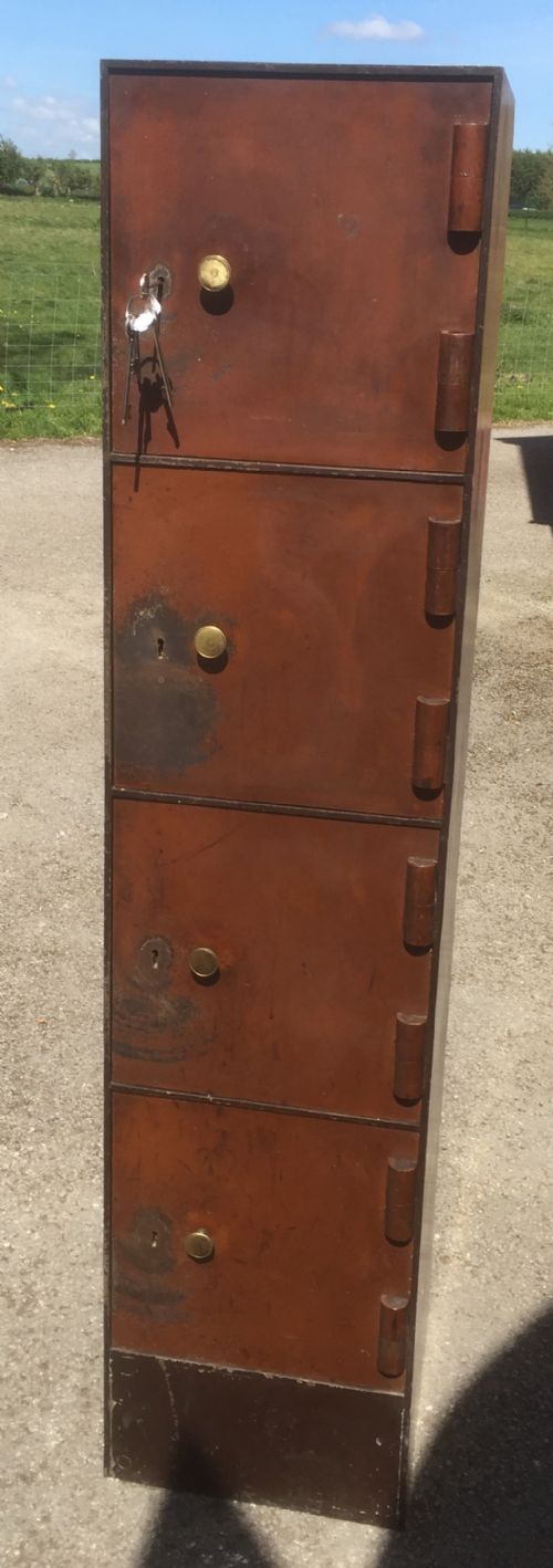 Unusual Edwardian Four Height Safe from a Jewellers
